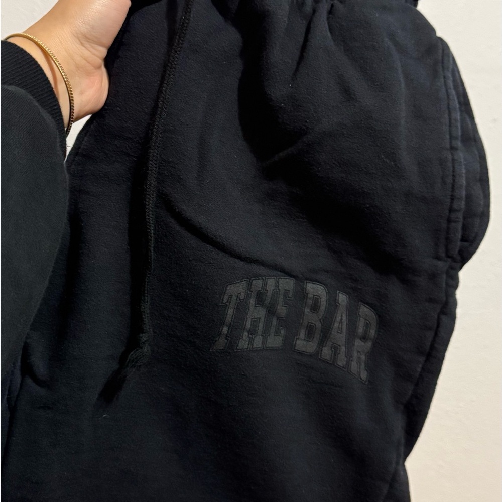 Black Joggers with 'The Bar' Logo
